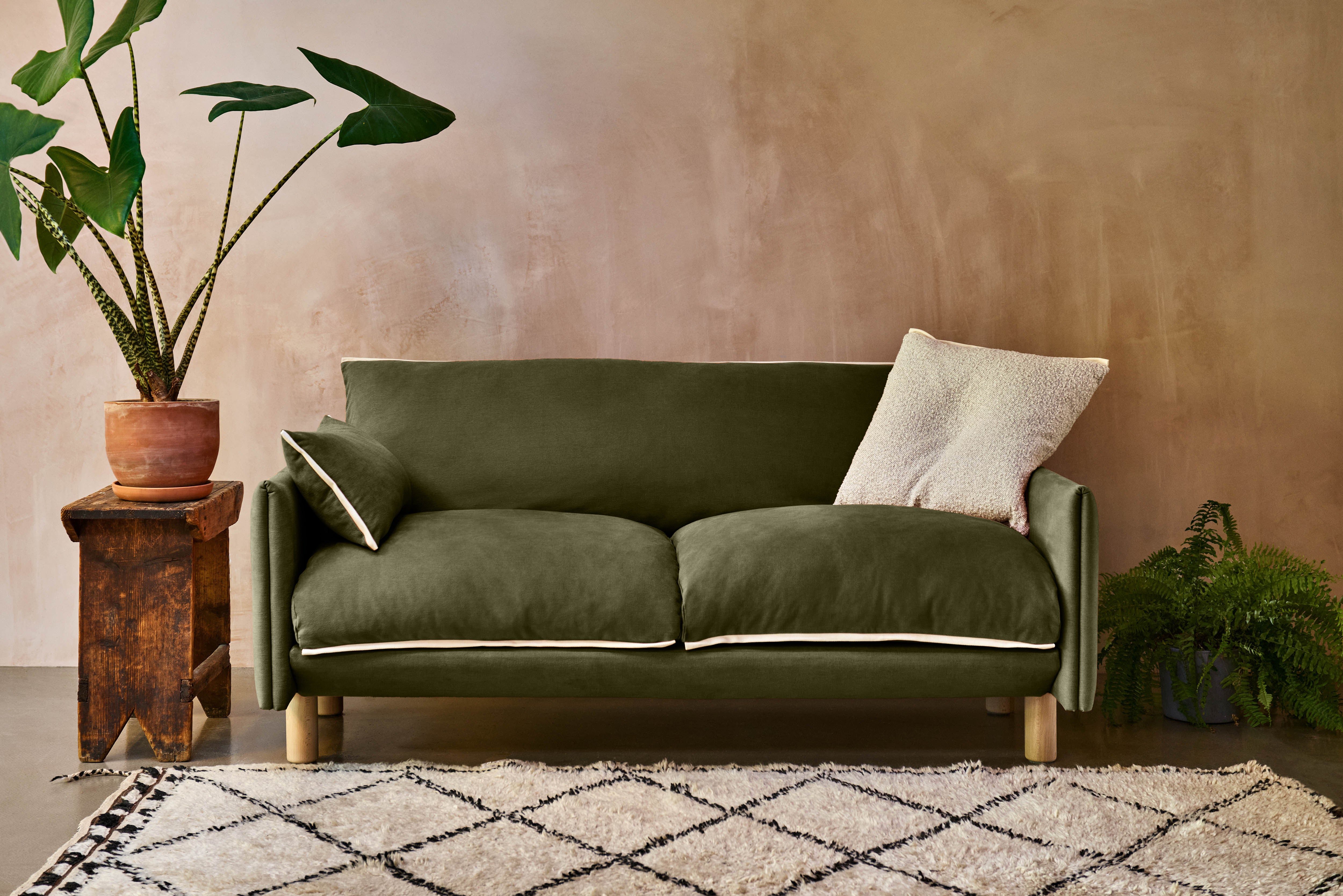  How to Style a Green Sofa