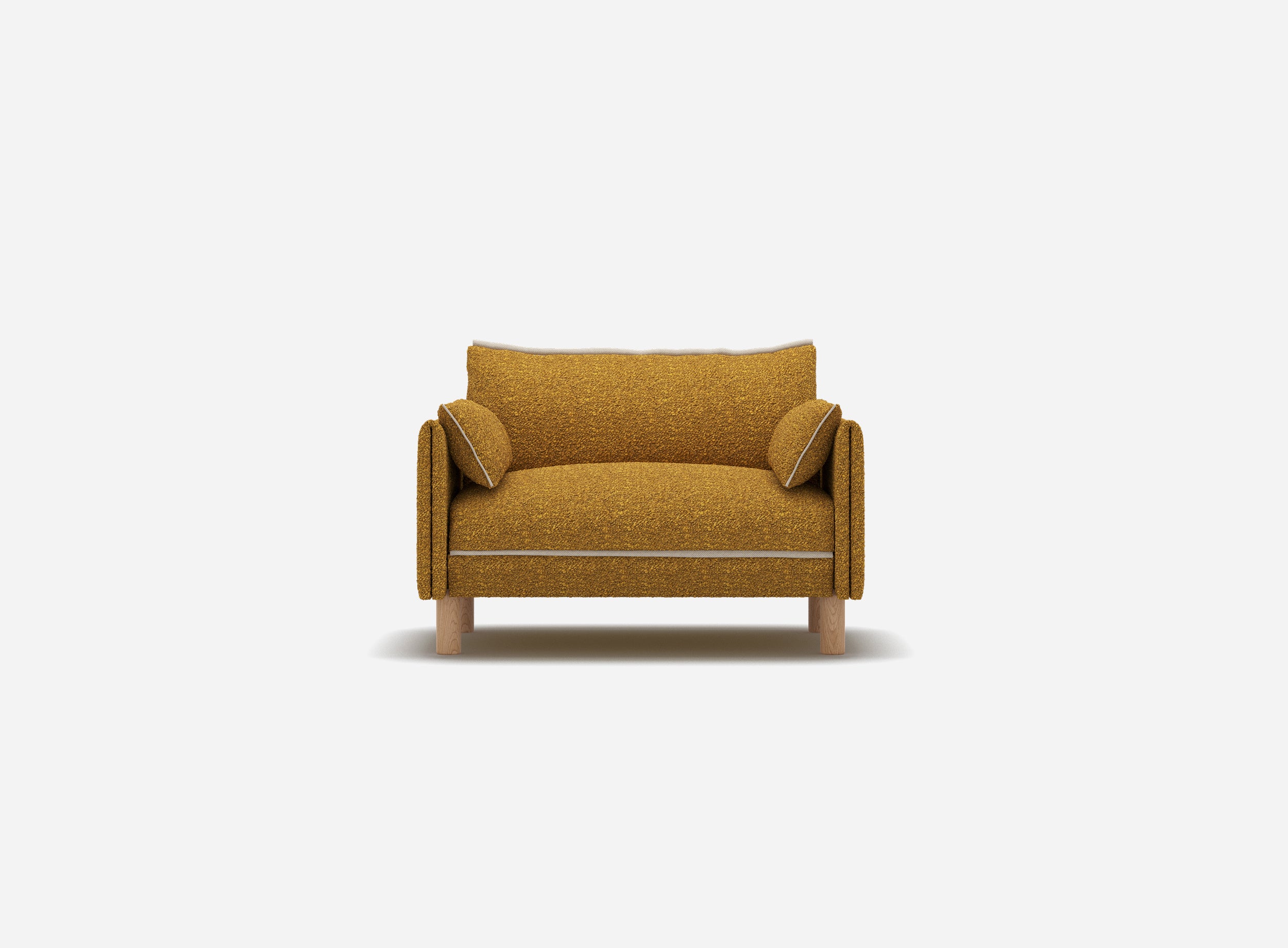 Cozy 1.5 Seater Sofa | Mustard Boucle