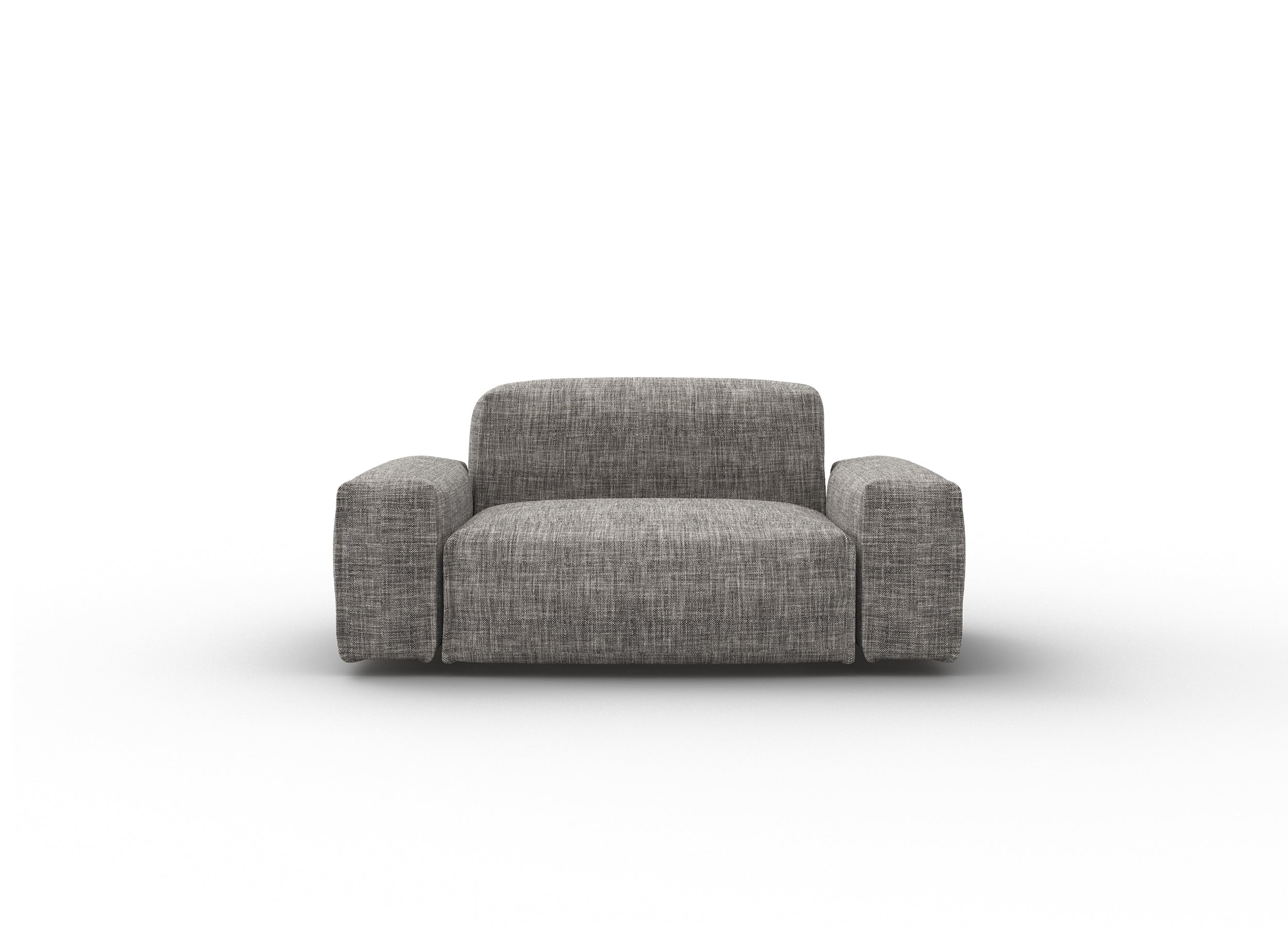 Float 1.5 Seater Sofa | Salt & Pepper Textured Weave