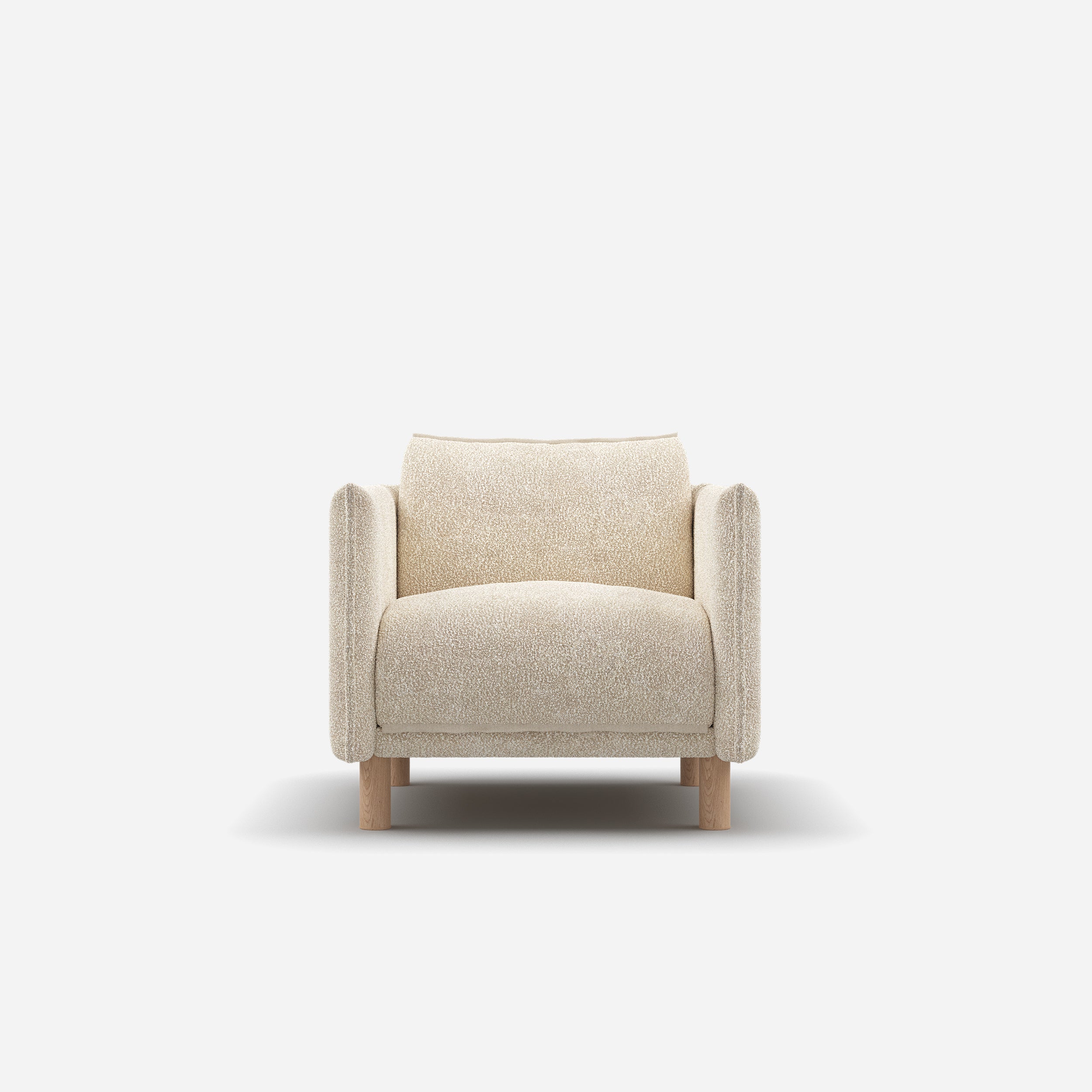 Cozy Armchair | Ecru Boucle