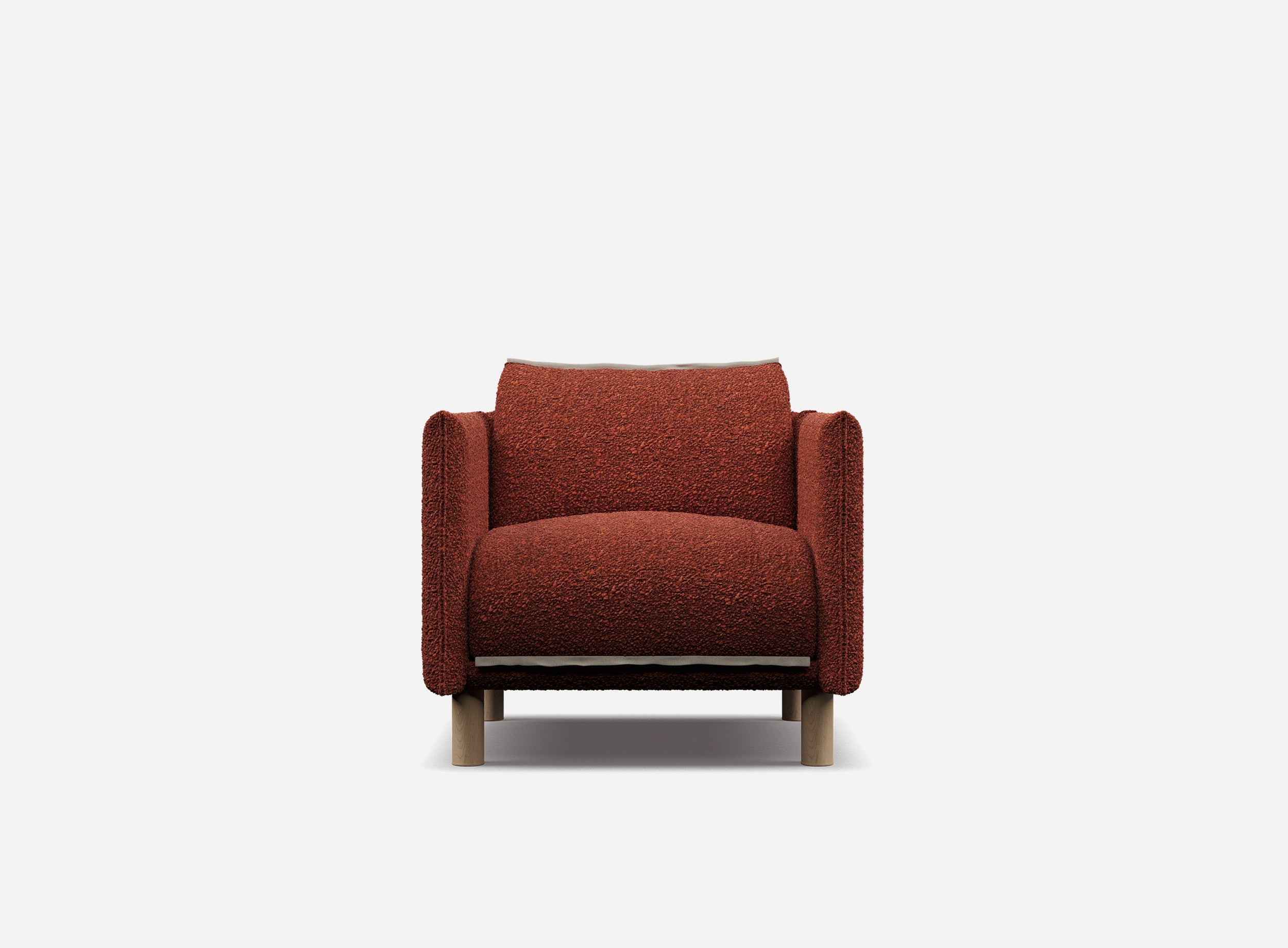 Cozy Armchair | Brick Boucle