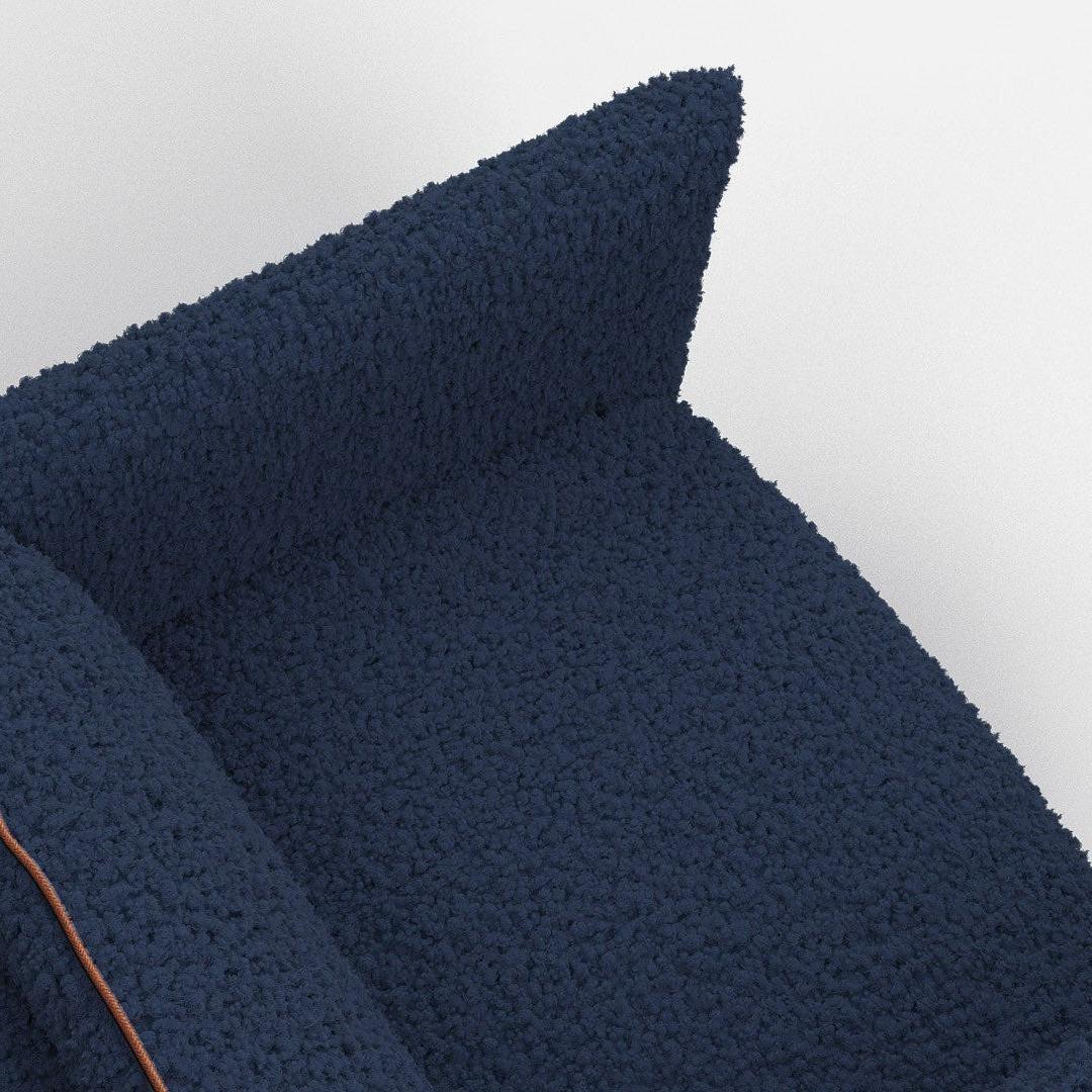 @ Navy Fleece | Brick Trim