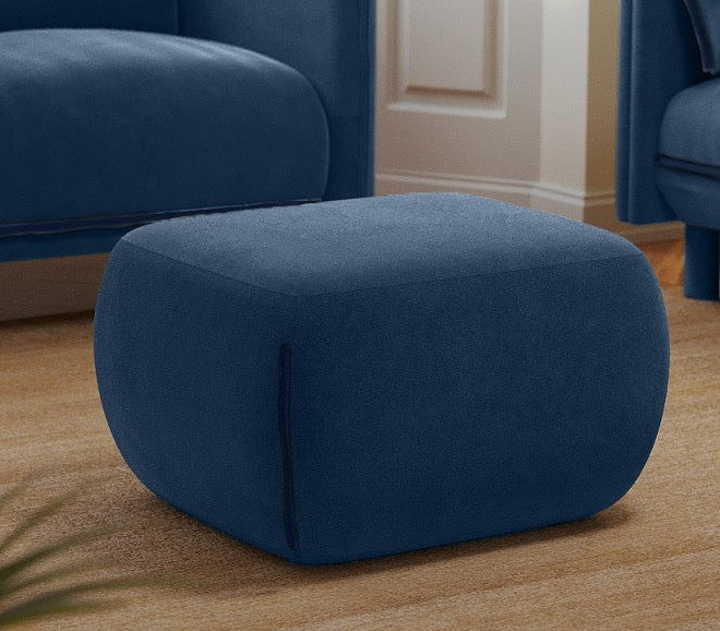 Cozy Pouffe | Midnight Blue Velvet