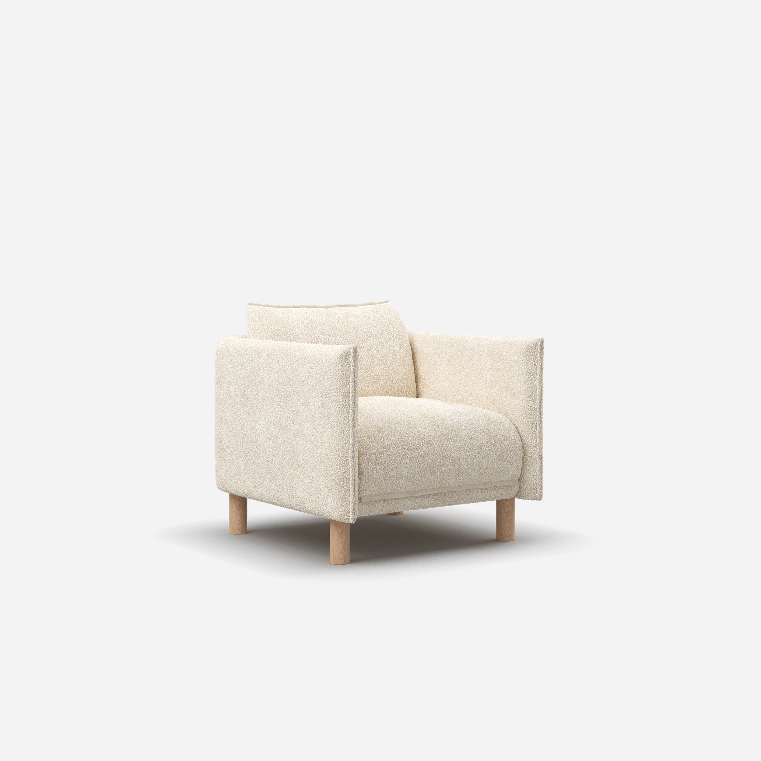 Cozy Armchair | Ecru Boucle