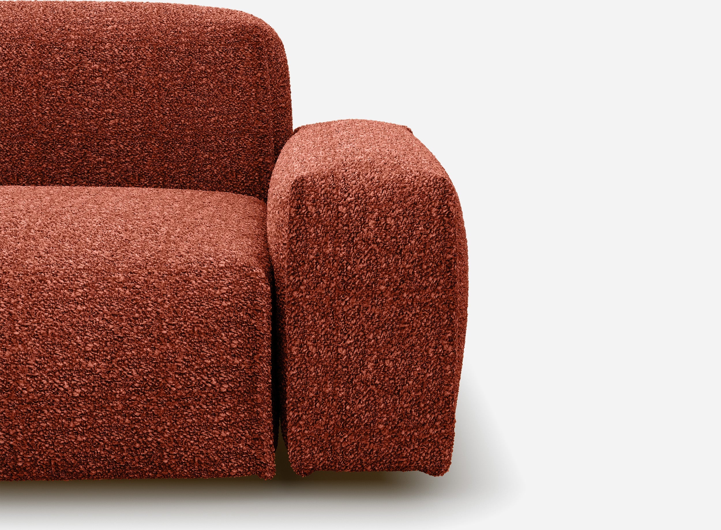 Float 1.5 Seater Sofa | Brick Boucle