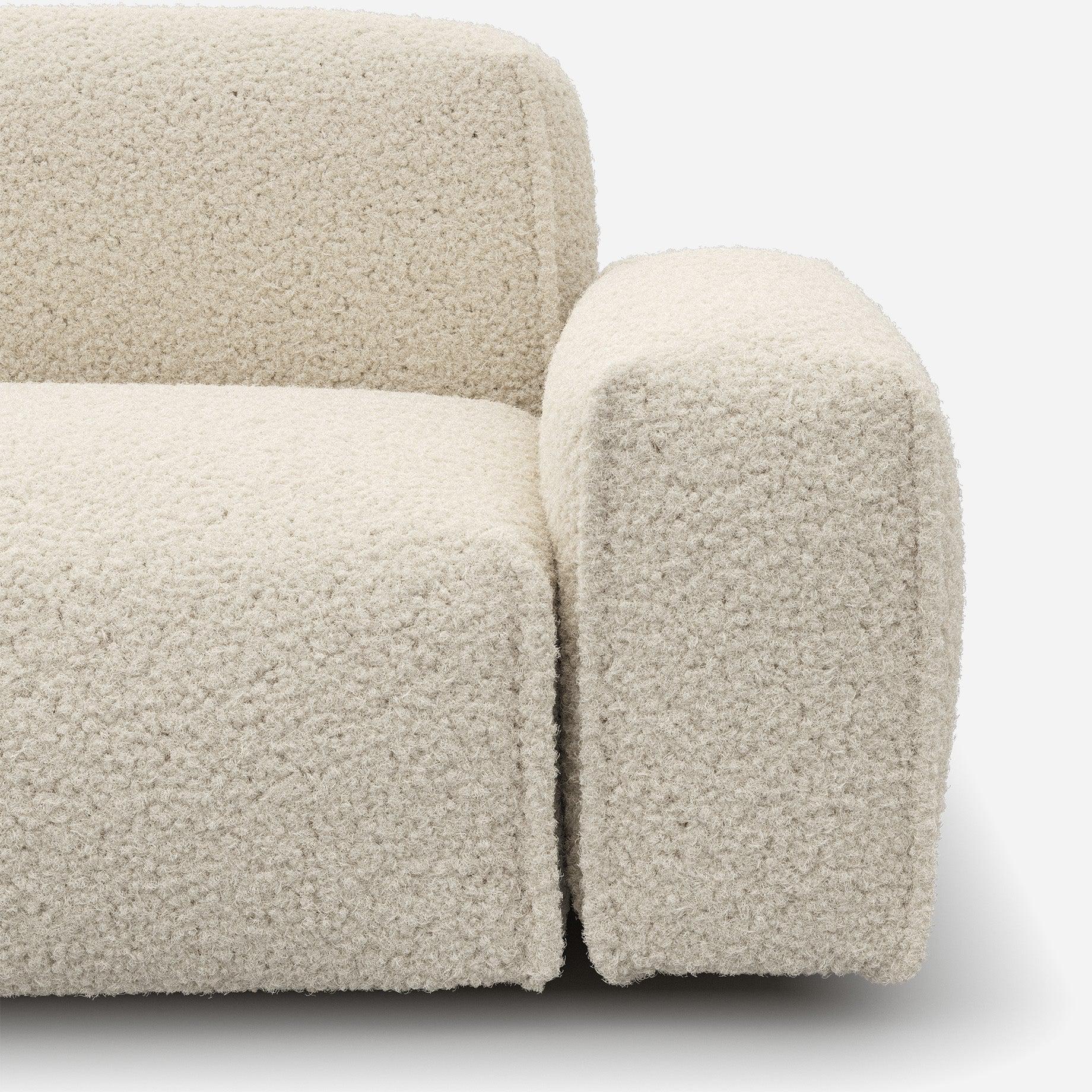 Float 2 Seater Sofa | Cream Fleece