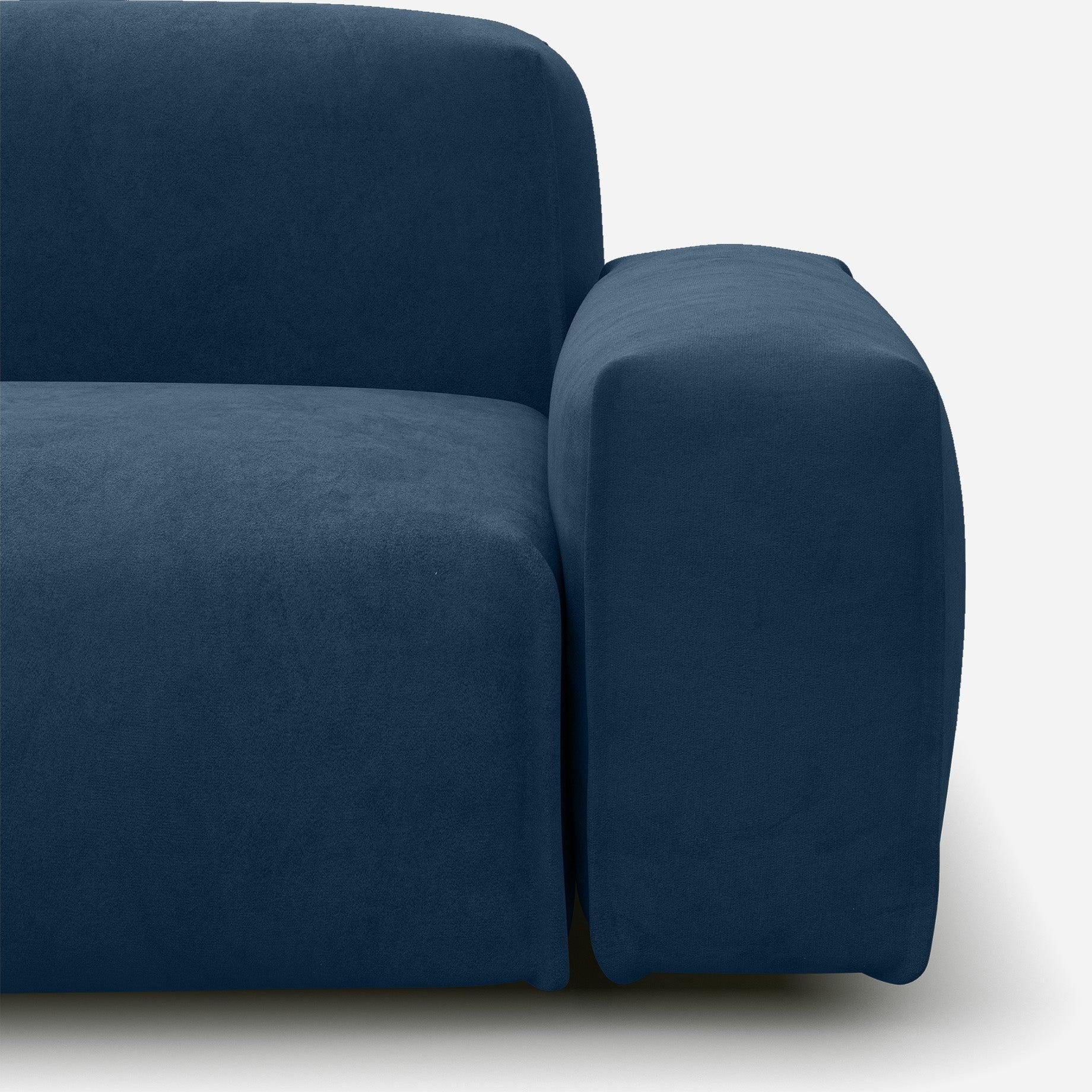 Float 2 Seater Sofa | Midnight Blue Velvet