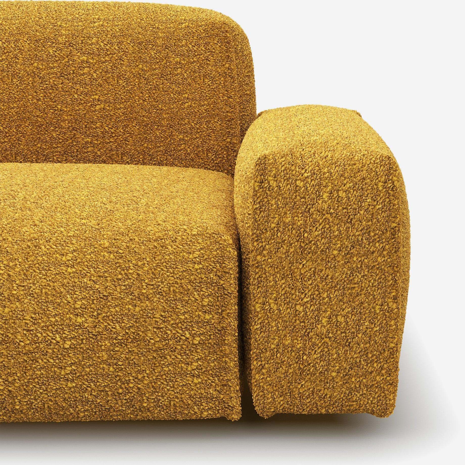 Float 2 Seater Sofa | Mustard Boucle