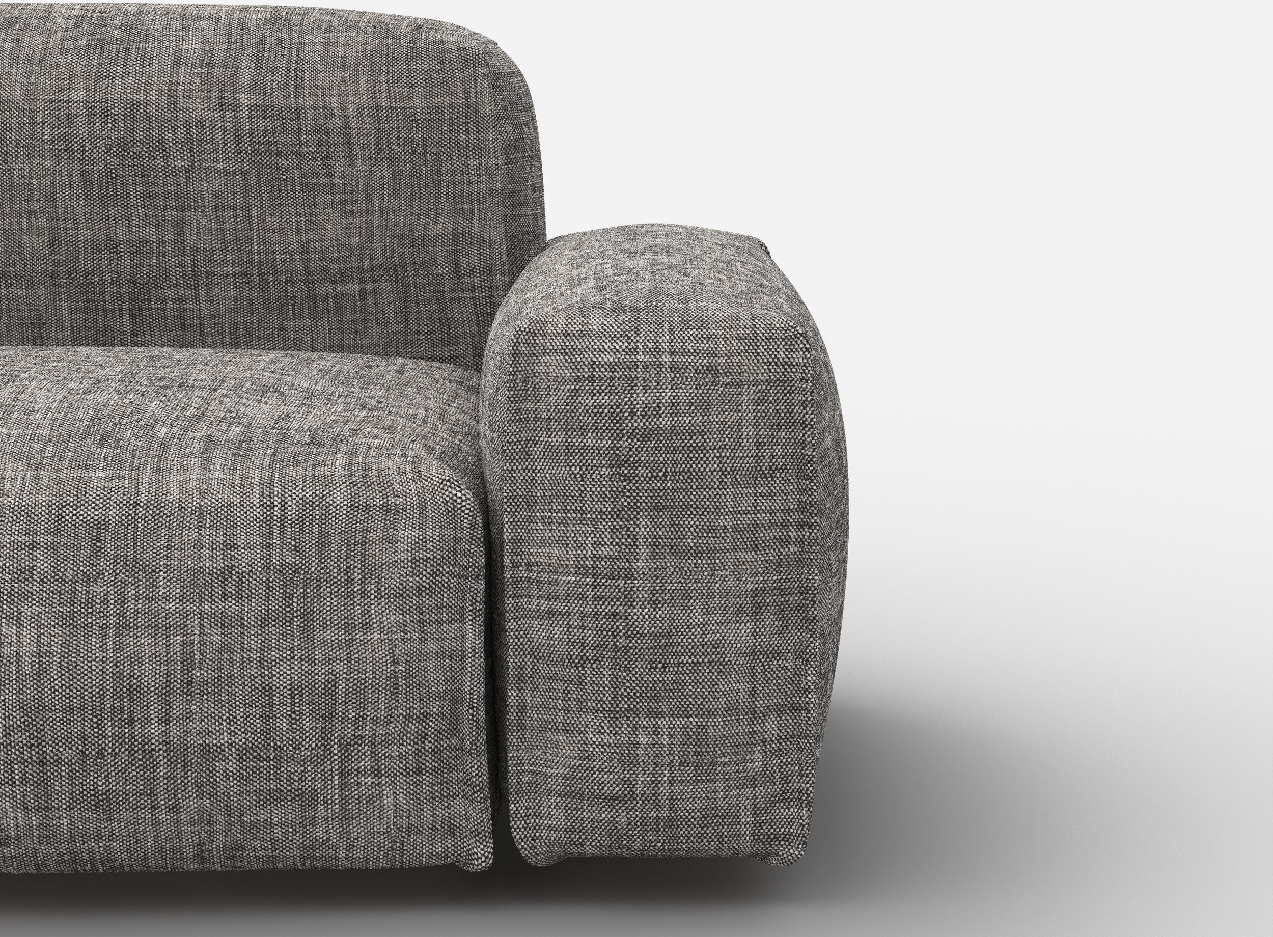 Float 2.5 Seater Sofa | Salt & Pepper Textured Weave