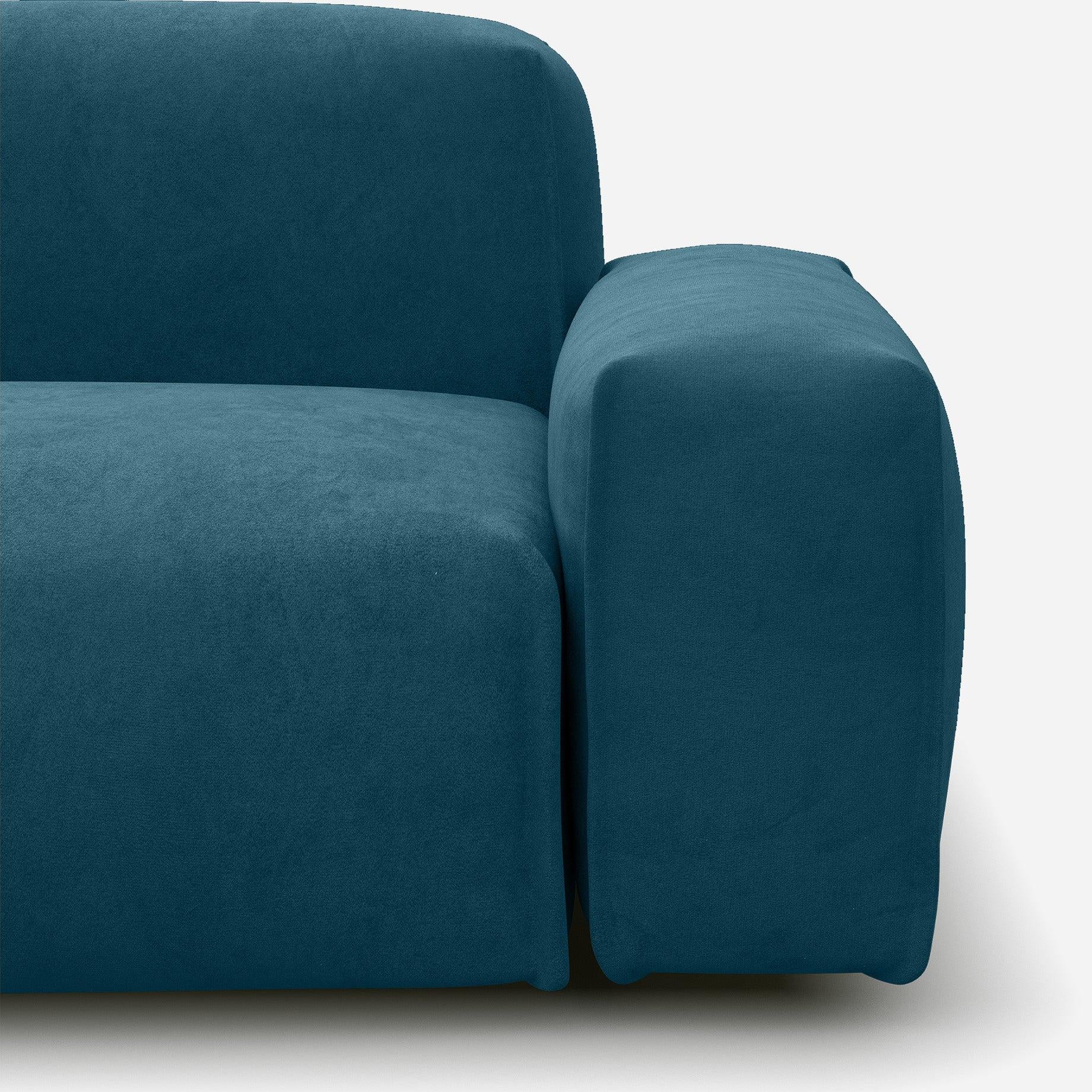 Float 2 Seater Sofa | Teal Velvet