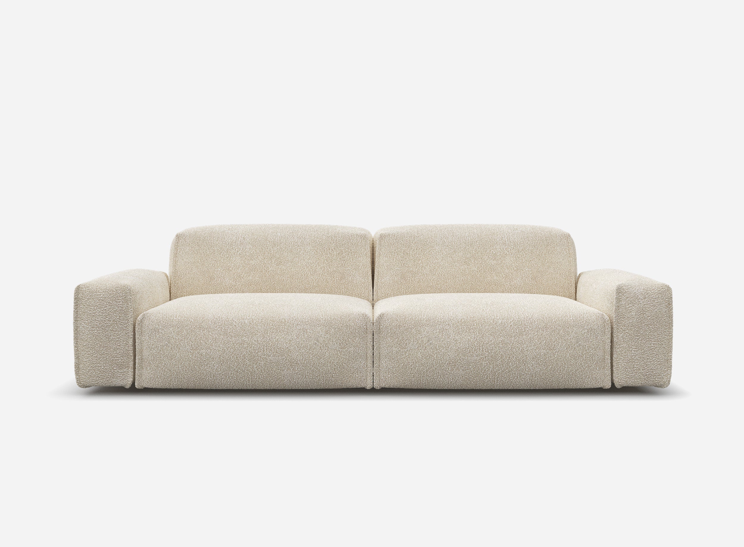 Float 3 Seater Sofa | Ecru Boucle