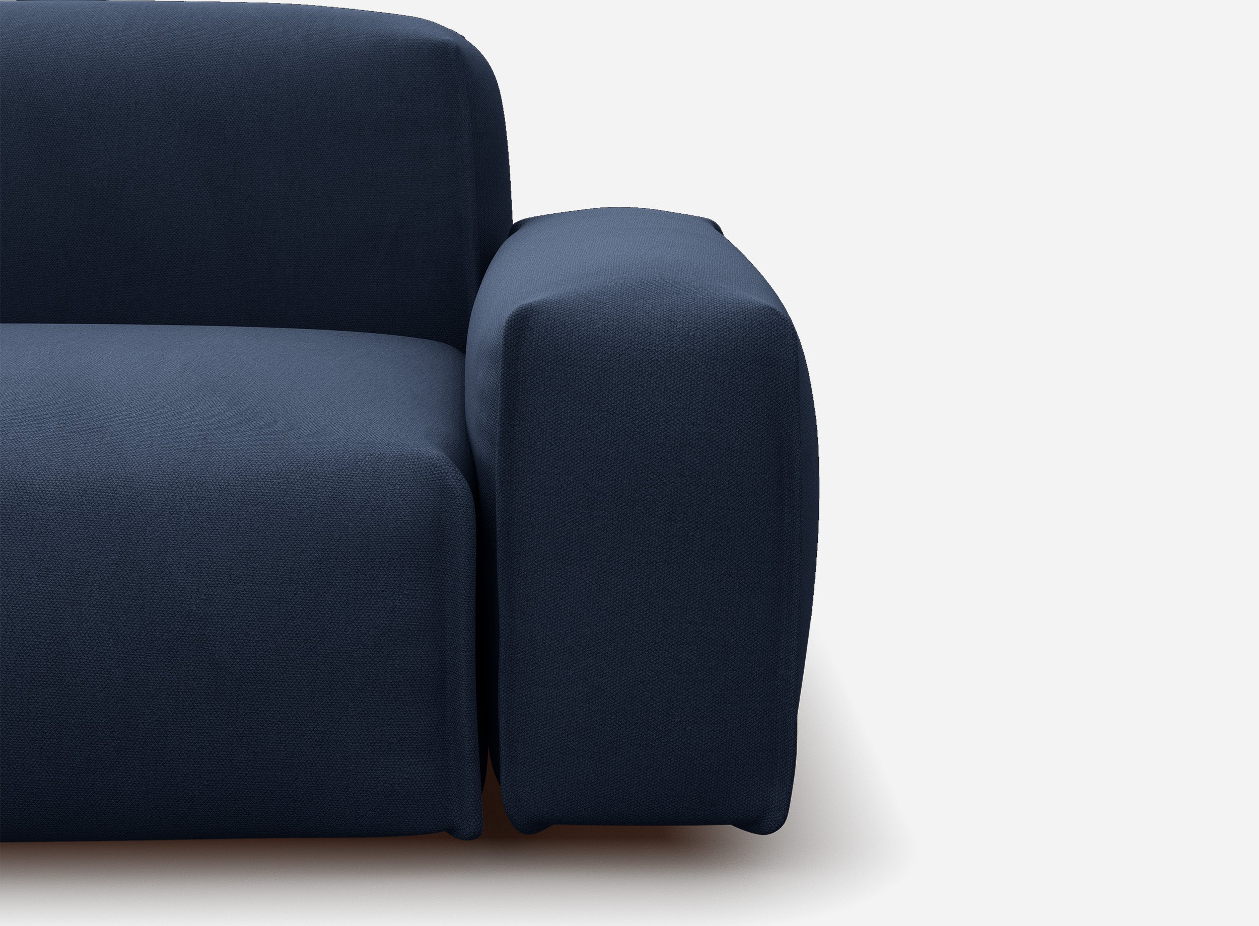 Float 3 Seater Sofa | Navy Cotton