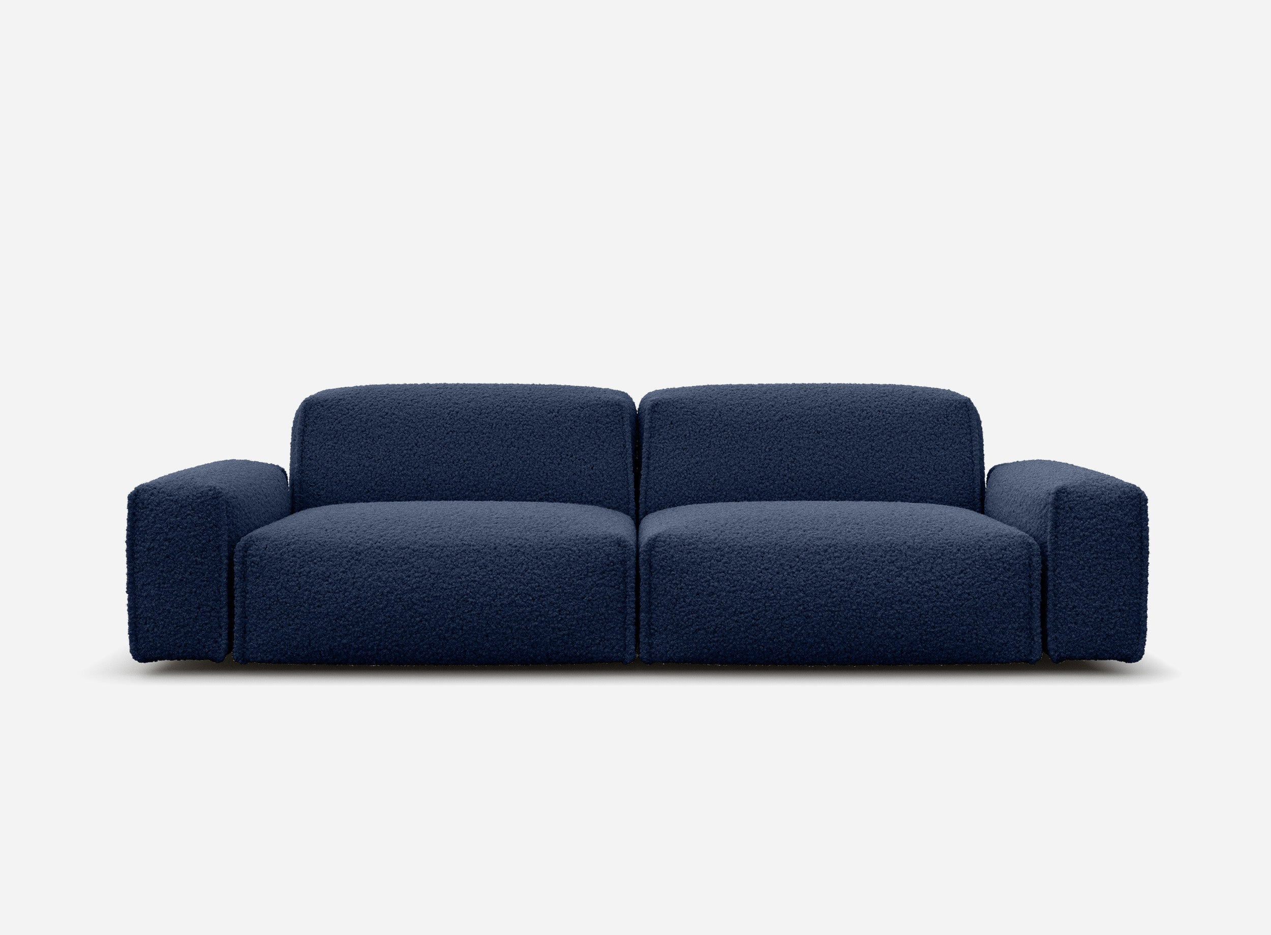 Float 3 Seater Sofa | Navy Fleece