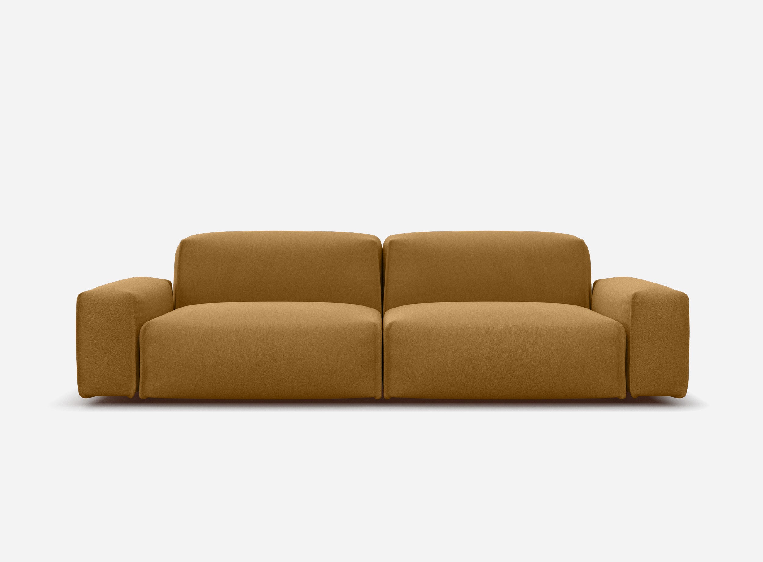 Float 3 Seater Sofa | Ochre Cotton