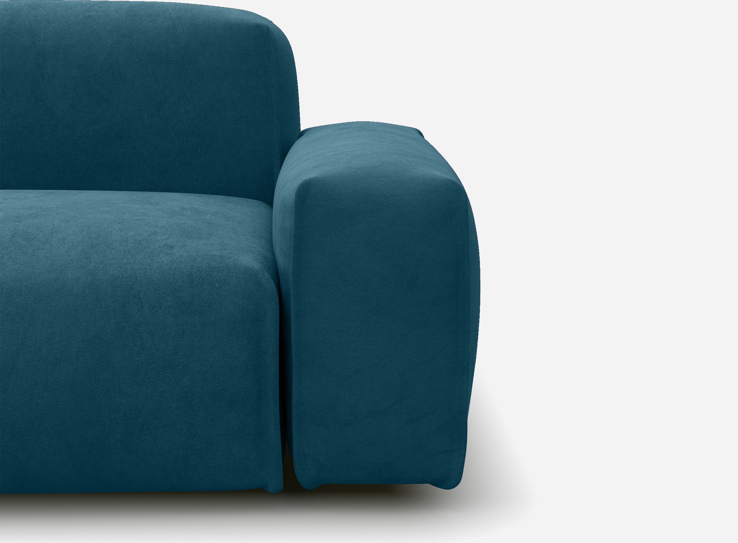 Float 3 Seater Sofa | Teal Velvet