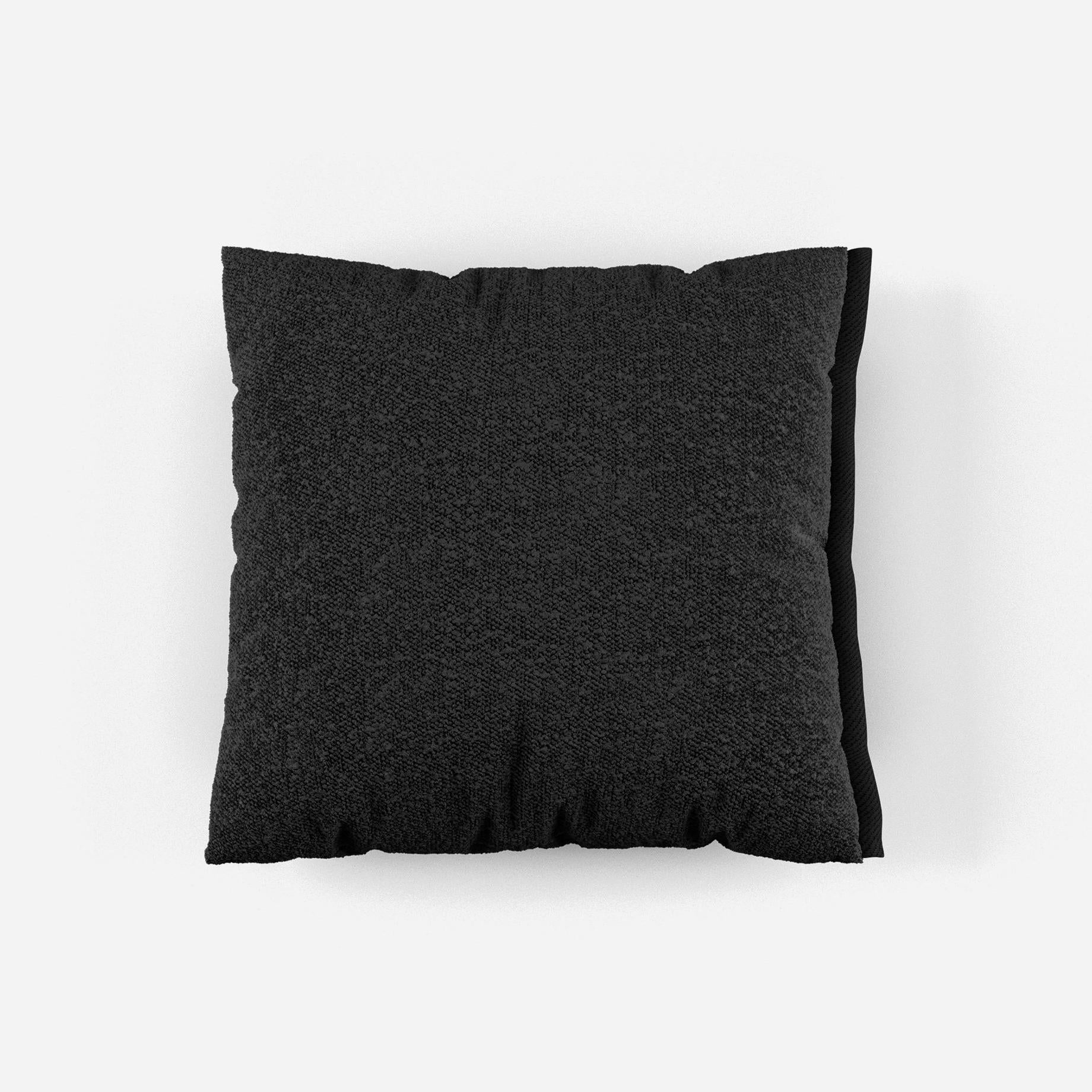 Scatter Cushions | Black Boucle