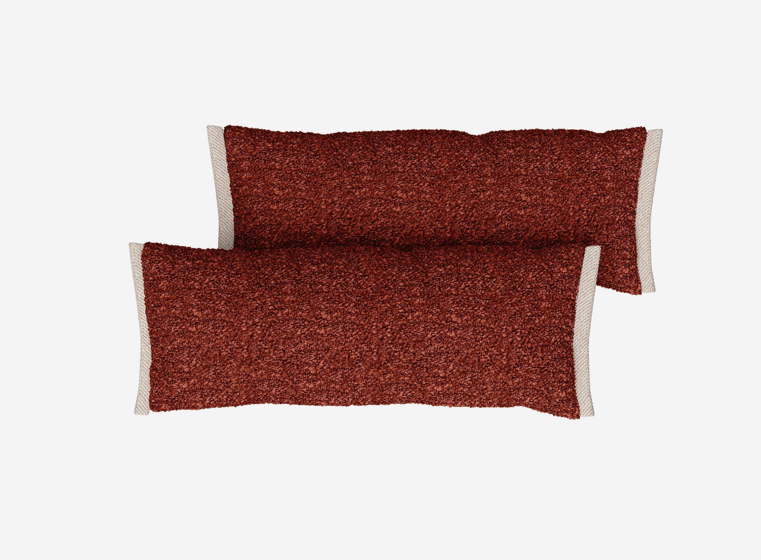 Side Cushions | Brick Boucle