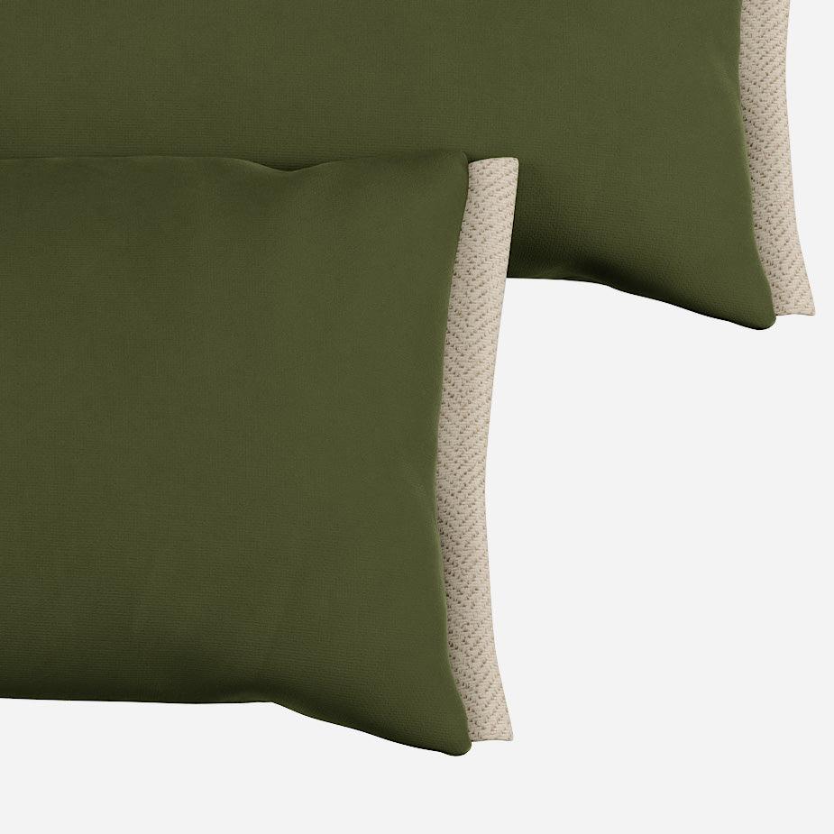 Side Cushions | Velvet Dark Green - Cozmo