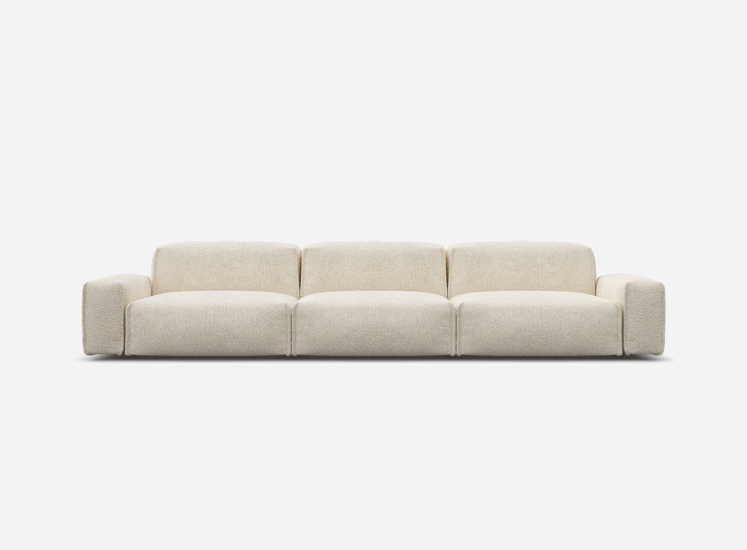 Float 5 Seater Sofa | Ecru Boucle