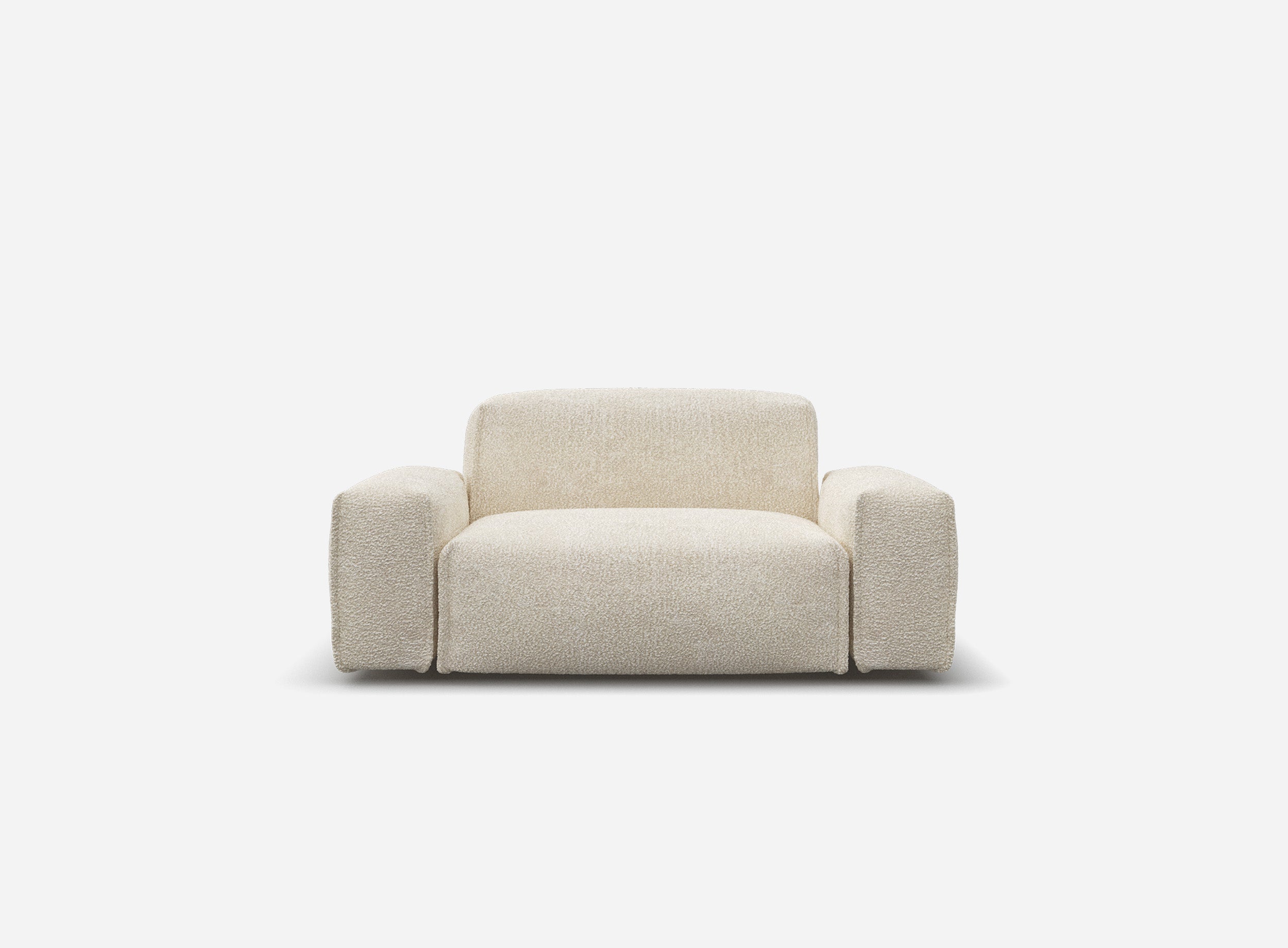 Float 1.5 Seater Sofa | Ecru Boucle