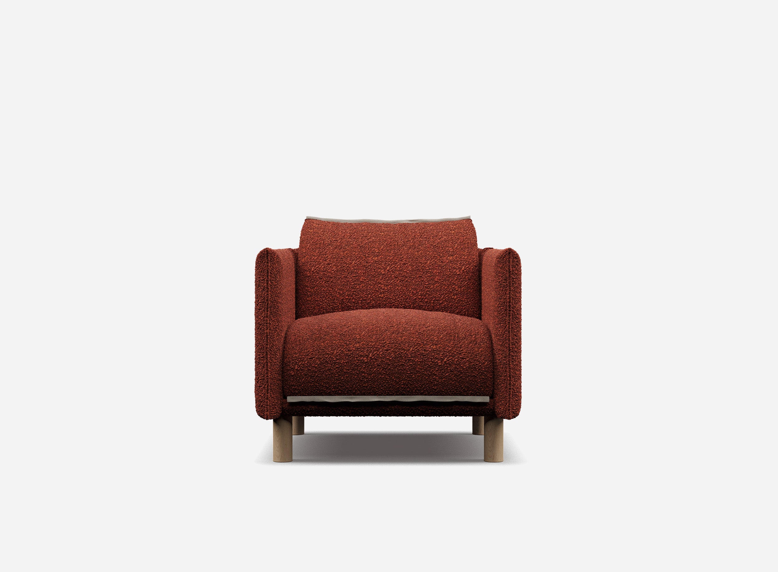 Cozy Armchair | Brick Boucle