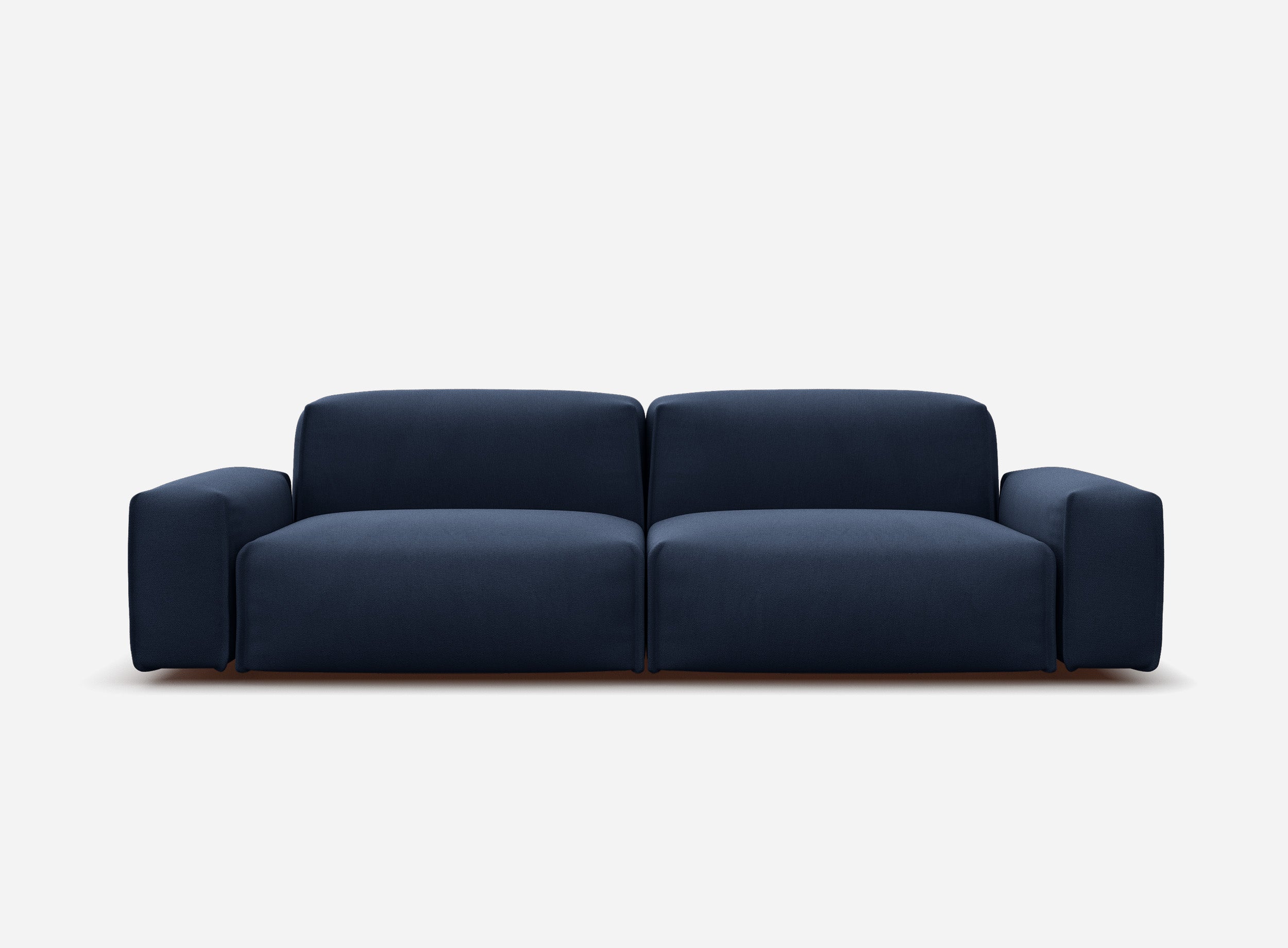 Float 3 Seater Sofa | Navy Cotton