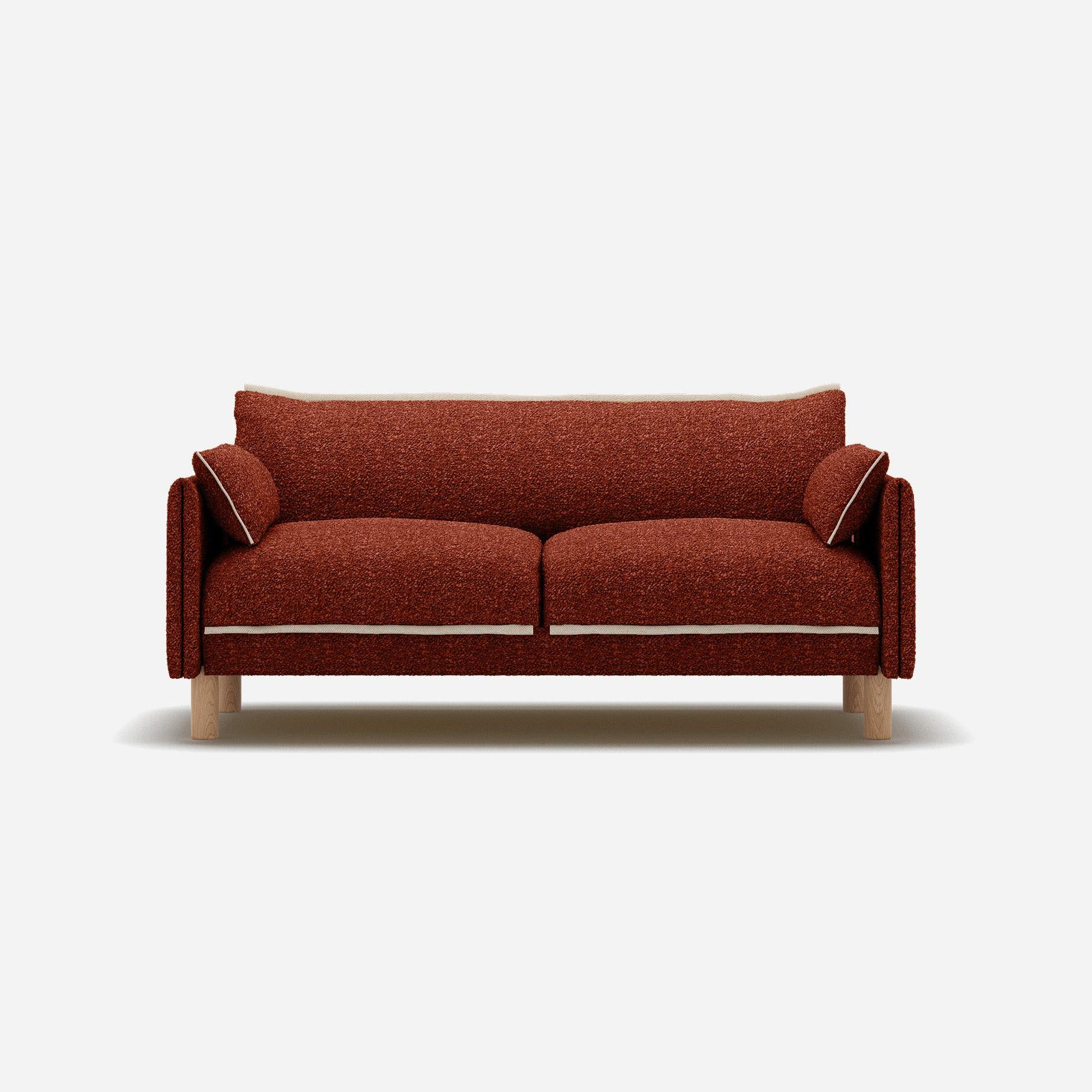 Cozy 2 Seater Sofa | Brick Boucle