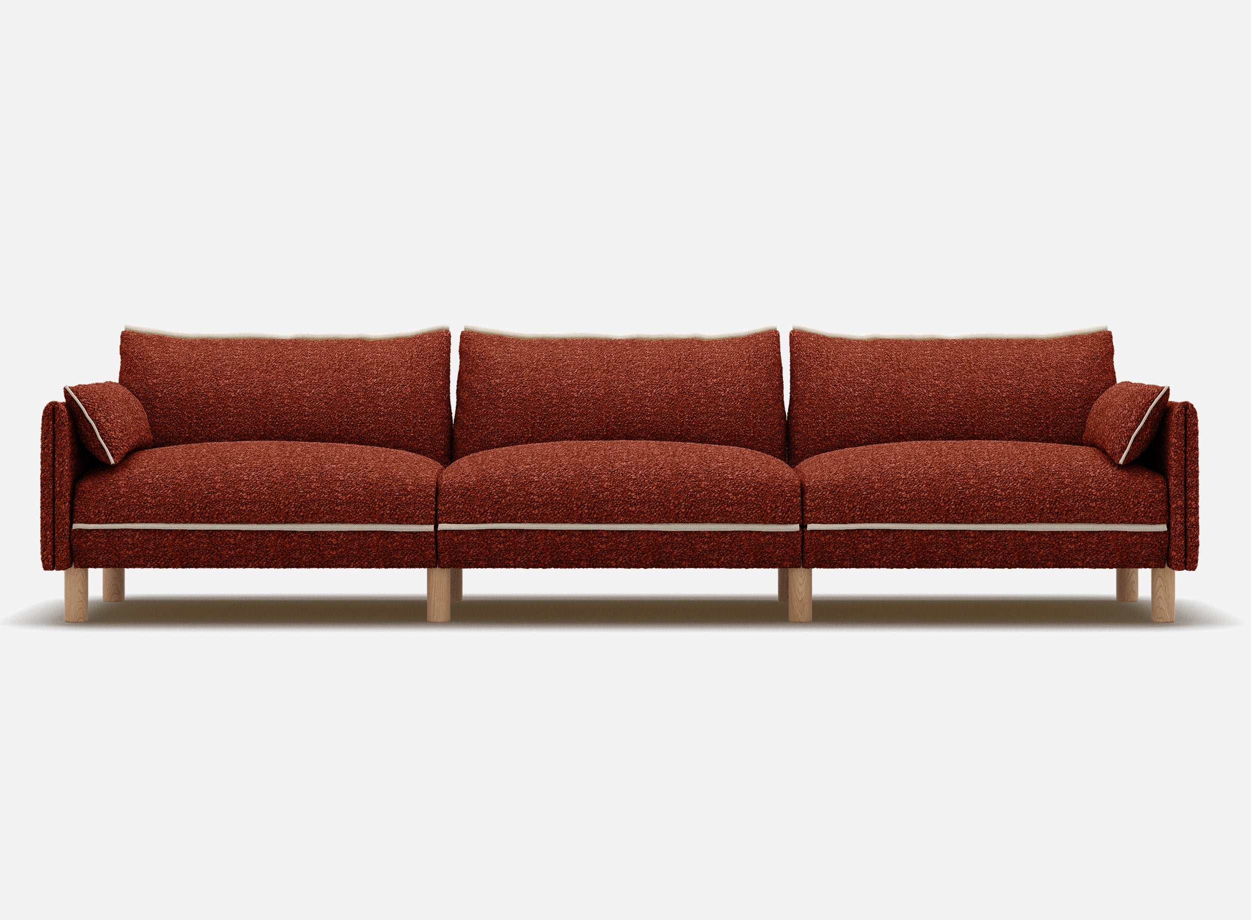 Cozy 5 Seater Sofa | Brick Boucle