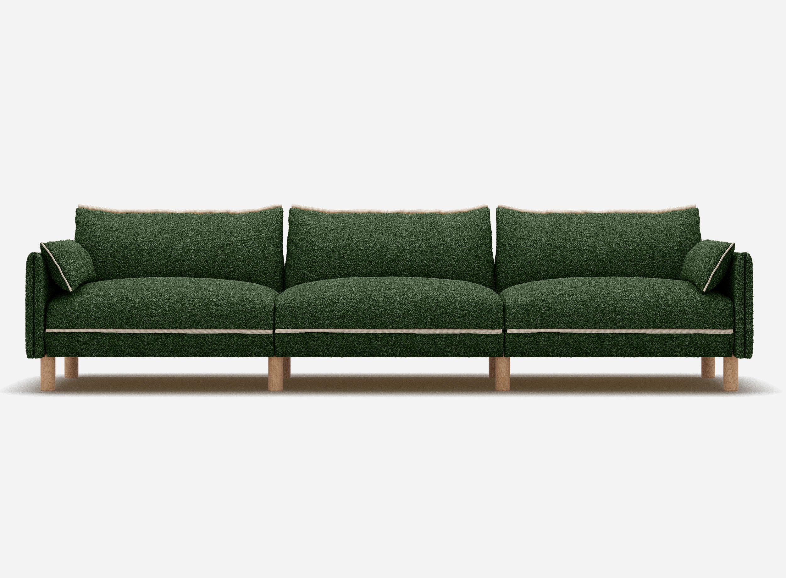 Cozy 5 Seater Sofa | Green Boucle