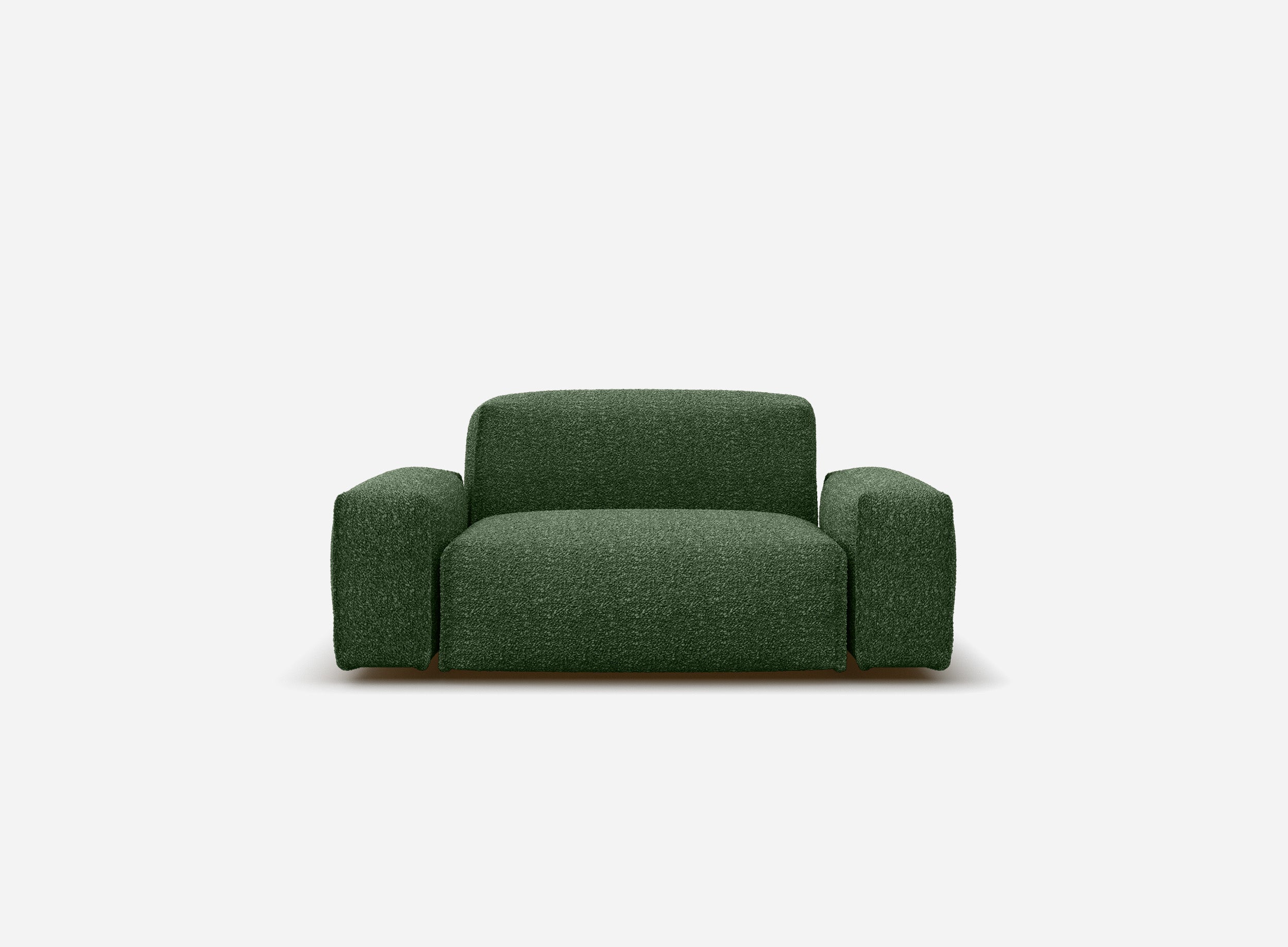 Float 1.5 Seater Sofa | Green Boucle