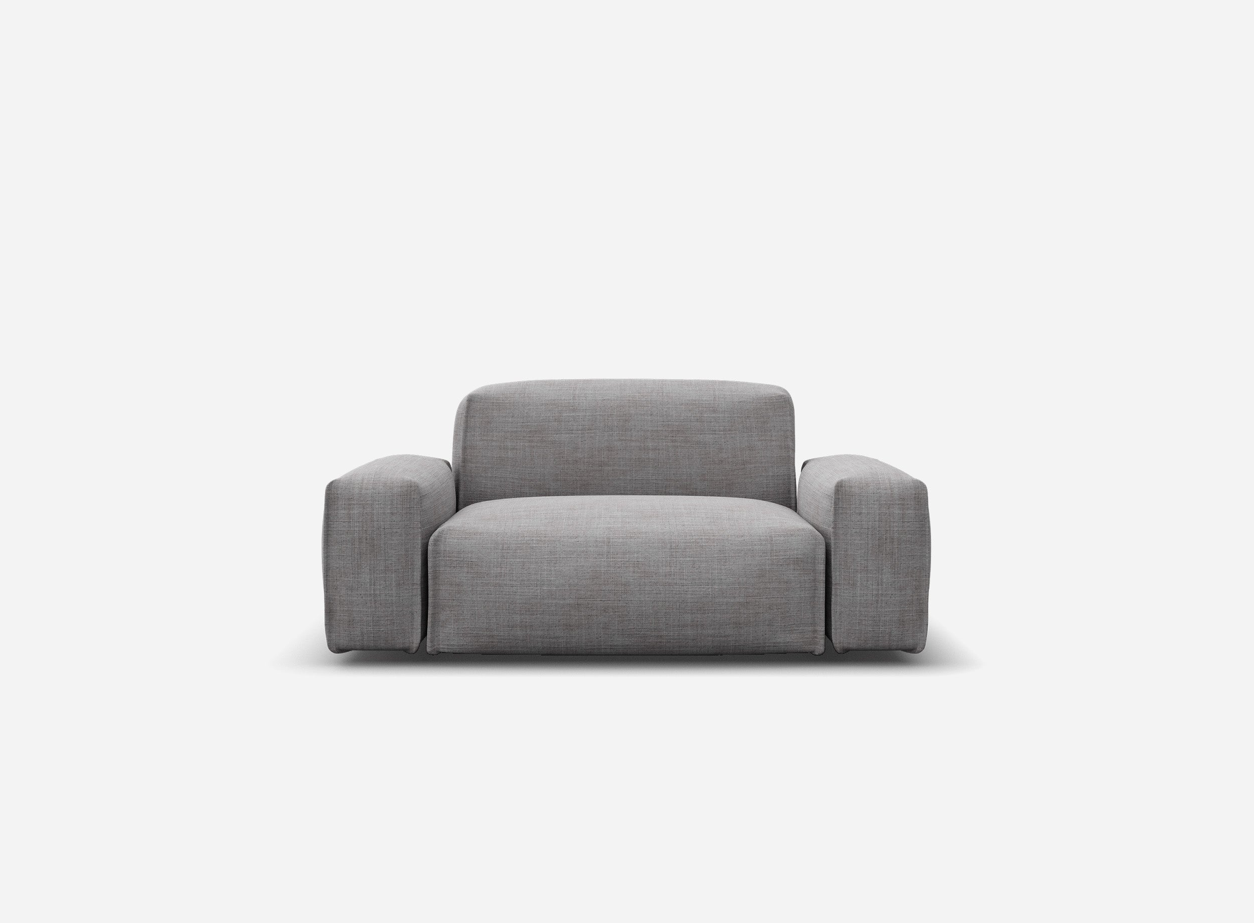 Float 1.5 Seater Sofa | Light Grey Weave