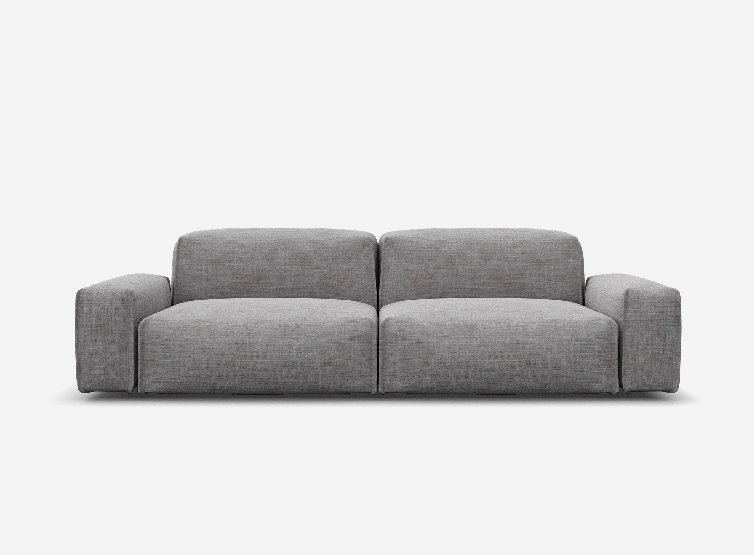 Float 3 Seater Sofa | Light Grey Weave