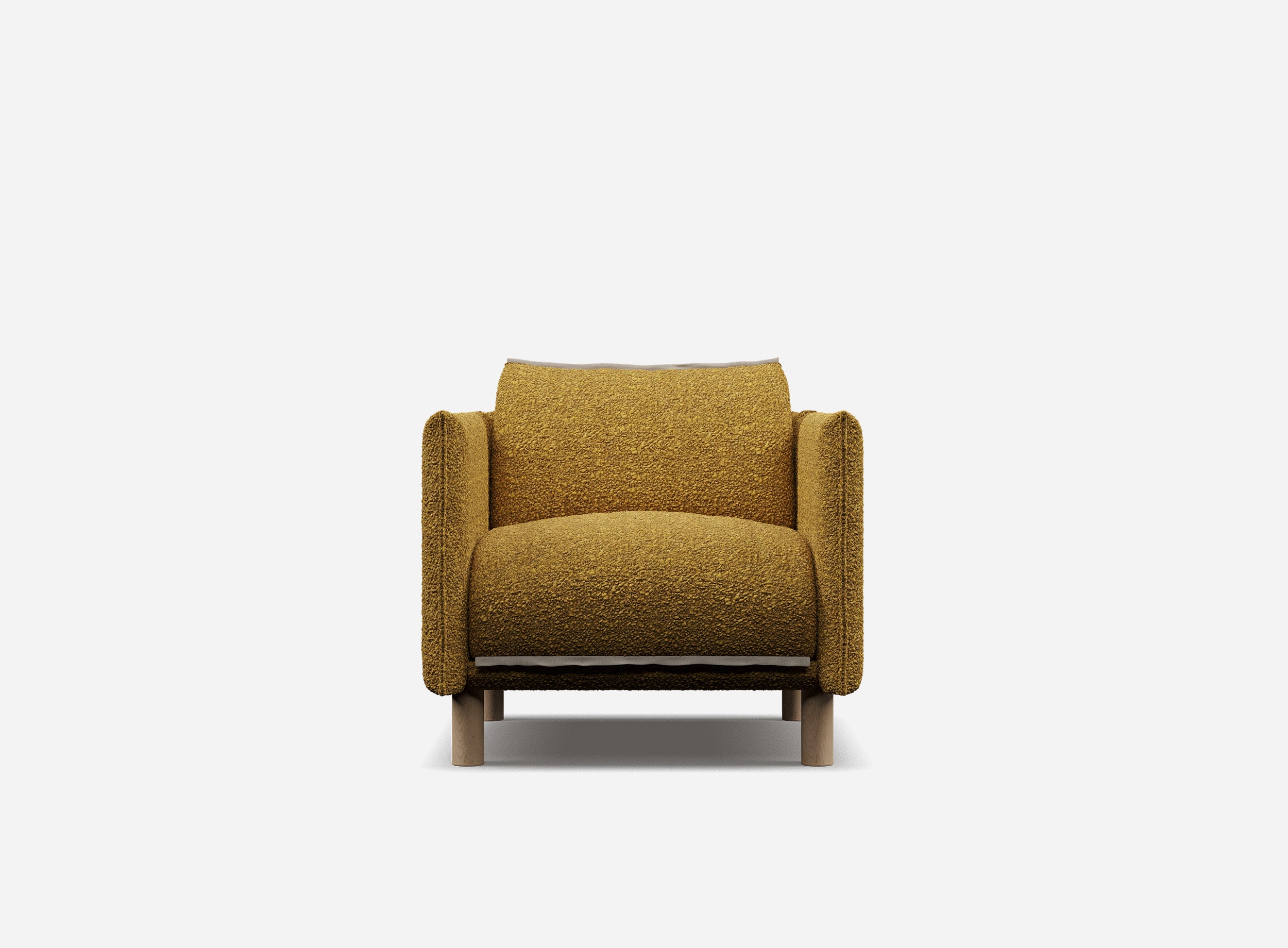 Cozy Armchair | Mustard Boucle