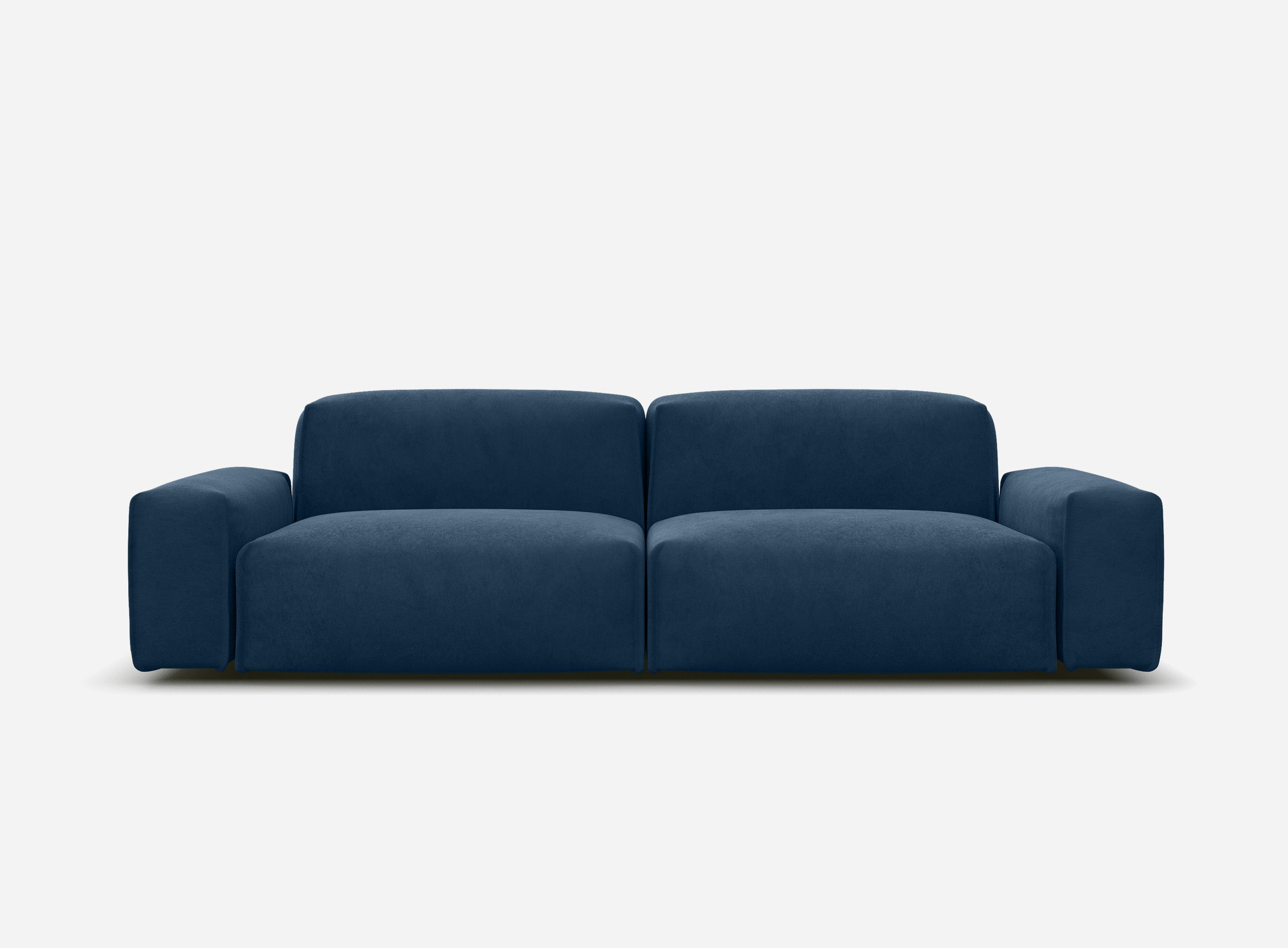 Float 3 Seater Sofa | Midnight Blue Velvet