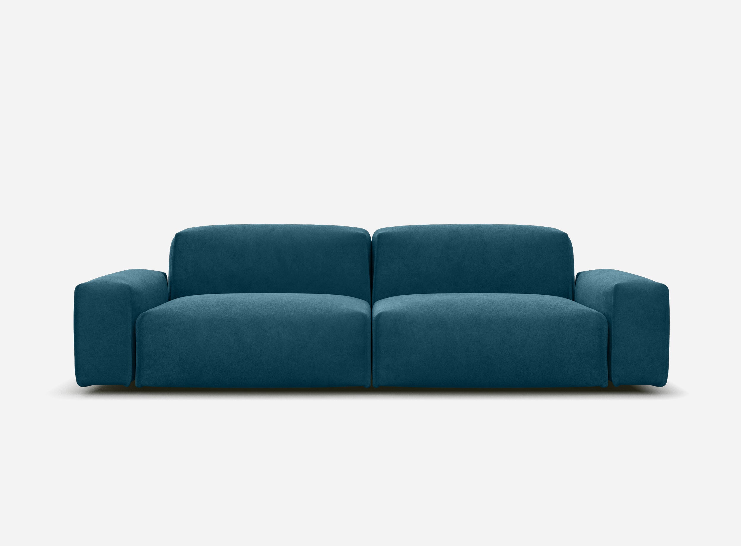 Float 3 Seater Sofa | Teal Velvet